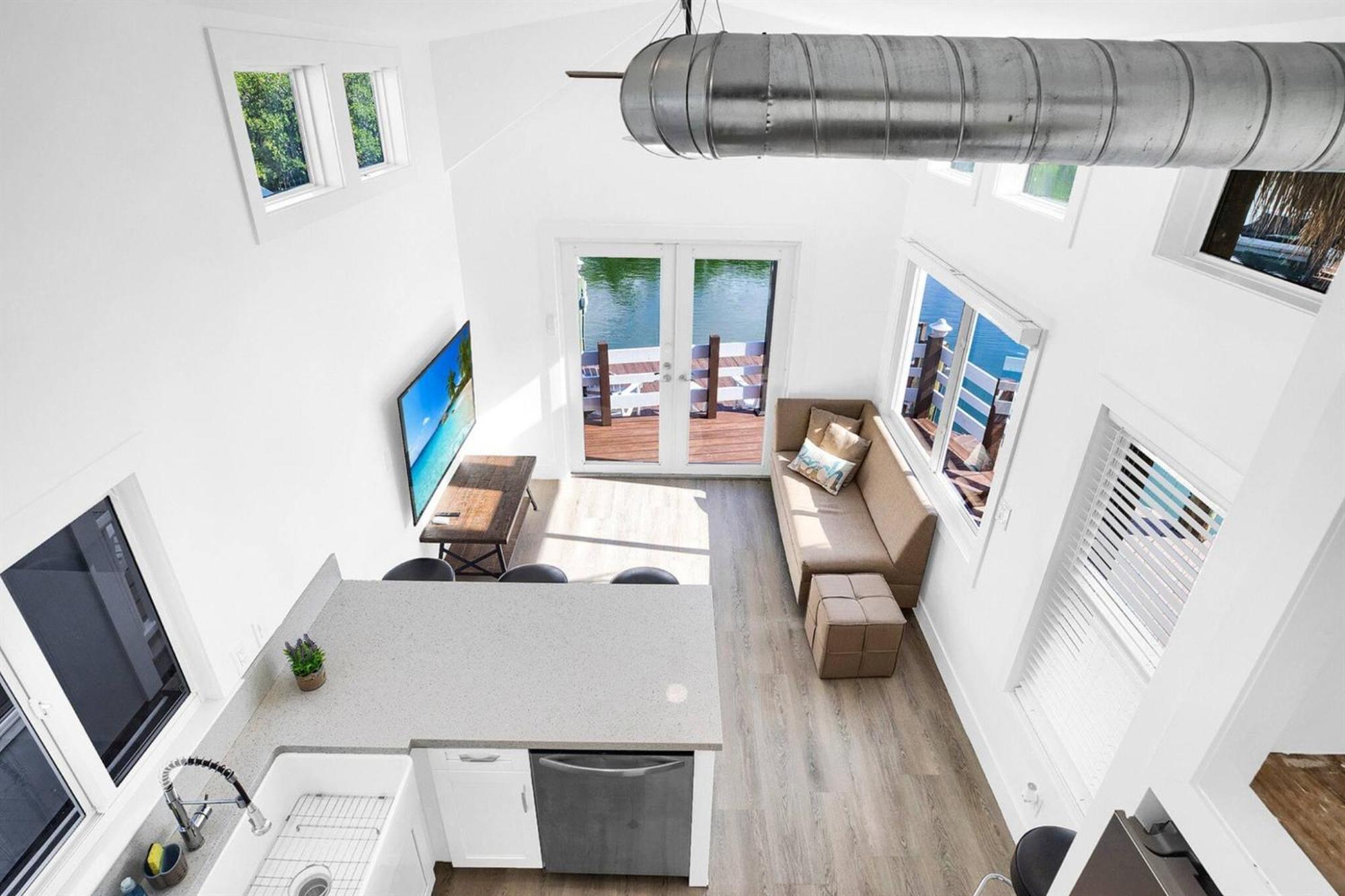 Tiny Home On Waterfront, Bay Views, Deck, Pool Jewfish Pokoj fotografie